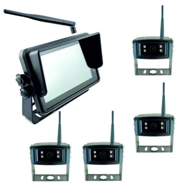 10" Profi-HD KI Funk Kamerasystem 4x HD Funk Kamera 10" Profi-HD KI Funk Kamerasystem 4x HD Funk Kamera